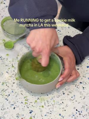 LA! COME GET A COOKIE MILK MATCHA THIS WEEKEND 💙 @themontaukgeneral 