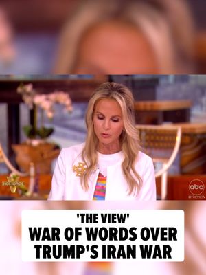 😨 America, Israel and Iran aren't the only ones at war ... Sunny Hostin and Elisabeth Hasselbeck also waged a war of words over President Trump's latest conflict in the Middle East. The full story behind the blow out at the link in bio.  🎥: ABC