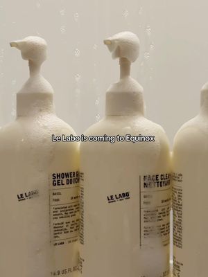 Details matter. Le Labo is coming to Equinox. 3.19.26  #LeLabo #Shower #Luxury #GymTok #NewYorkCity 