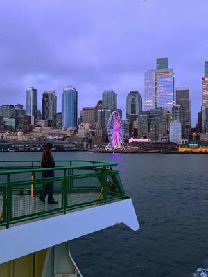 You can never go wrong with a ferry ride… #seattle 