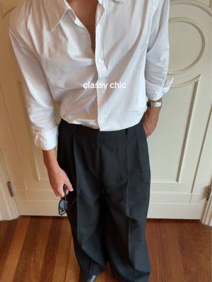 classy chic                                              #fashion #fashiontiktok #fitcheck #OOTD #chic 