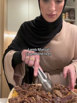 Can’t go wrong with this Iftar!!!  Recipe is from @Mamaghanouj Kitchen 🤩🫶#lambmansaf  #Ramadan #iftar 