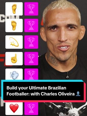 Build your Ultimate Brazilian Footballer: with Charles Oliveira 👤🇧🇷⚽️ #UFC326 | Saturday | LIVE on TNT Sports & discovery+ #UFC #MMA #boxing #football 