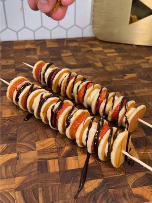 Pancake skewers 🥞 #satisfying #Recipe #tiktokfood 