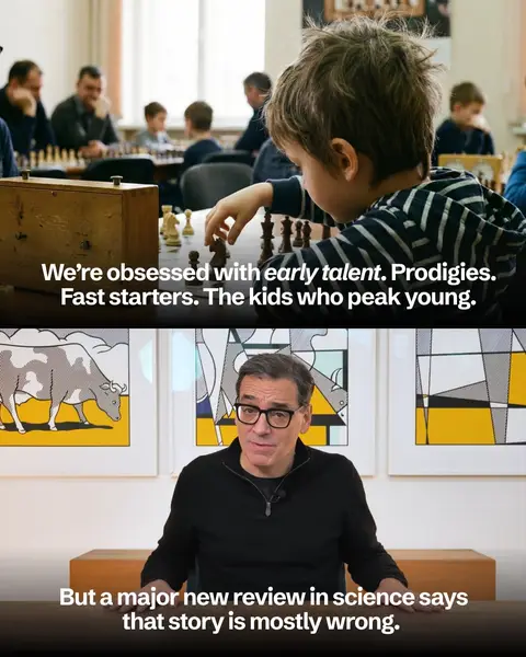 If you feel like you’re "behind" because you didn't peak young, you’re actually right on track. Data from 34,000 world-class performers shows that the true elites explore first and specialize later. Source: Güllich, A., et al. (2022). "What Makes a Champion? Early Multidisciplinary Practice vs. Early Specialization." Perspectives on Psychological Science.