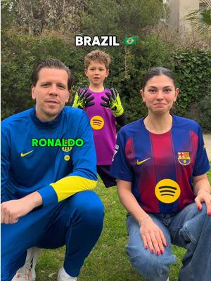 Yes Liam, there is a Brazilian Ronaldo.. 😅 (Liam is the son of Szczęsny & has insane ball knowledge)