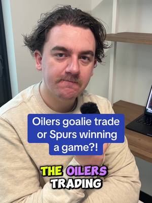What will happen first: the Oilers trade for another goalie, or the Spurs win a Premier League game? Liam Horrobin shared his prediction. ON’s Trade Deadline coverage is presented by @oodlenoodleofficial 