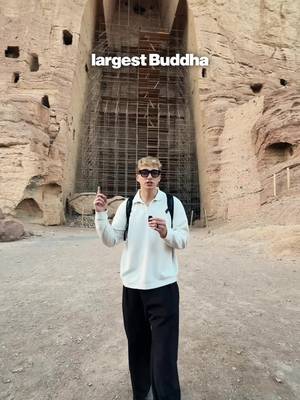 Before 2001, this was the largest buddha statue in Afghanistan before the Taliban blew it up with a tank 🤯 The footage of the explosion is actually insane. Follow for more travel content 🌎  #traveltheworld #travelcouples #afghanistan #afghan 