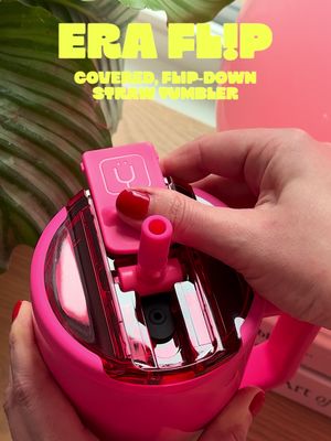 We’ve got you [100%] covered with the NEW Era Flip 😎 Say hello to the world’s first 100% leakproof covered, flip-down straw tumbler. The Flip Series integrates tech that provides an entirely touch-free, covered straw that can keep your straw protected at all times 💯 It’s perfect for travel days, workouts, or tossing in your bag and heading out. It features all the existing tech of our original Era Series that you know and love, with thoughtful enhancements to keep your straw more protected than ever 🙌  #coveredstraw #leakprooftumbler #brumate #eraflip #newdrop 
