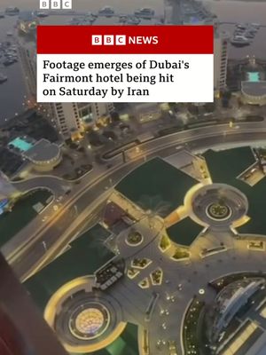 The retaliatory attacks came after the US and Israel struck Iran on Saturday, killing Supreme Leader Ayatollah Ali Khamenei. #Iran #Israel #US #Dubai #BBCNews