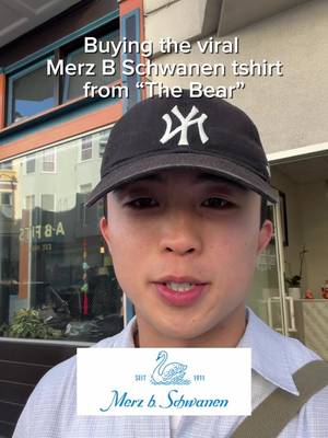 Buying my first Merz b schwanen tshirt. (The viral one carmy wears in “the bear”) Top 5 buck mason field spec betrayals 