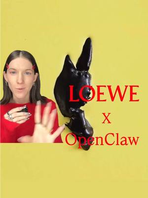 Loewe x OpenClaw Paris Fashion Week Show??? @LOEWE’s fw26 Paris Fashion Week invite was a lobster claw to accompany a nautical-coded collection/ runway show, but I couldn’t help but see the lobster claw and think OpenClaw