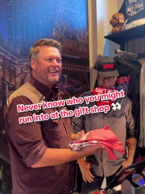 We appreciate all our employees today, even the ones that are just really big fans 😜 Stop by any Ole Red gift shop this month to check out our new Spring Blake merch or shop online at the link in our bio! 🛍️ #OleRed #BlakeShelton #LasVegas #Country