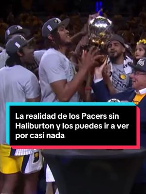 La realidad de los Pacers sin Haliburton y los puedes ir a ver por casi nada 😱 #NBA #TikTokDeportes #Basquetbol #IndianaPacers #Baloncesto @TickPick 