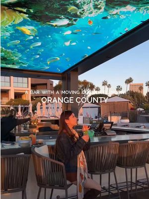 🌊 A Bar With a Moving Ocean Ceiling in Orange County A unique spot where art meets ocean vibes, featuring a stunning LED moving ocean ceiling that creates an immersive atmosphere for photos & relaxing moments ✨ 📍Edge bar @VEA Newport Beach  900 Newport Center Dr, Newport Beach, CA 92660 Fri- Sun 11:00am- 5:30pm Mon- Thur 12:00pm- 5:30pm Valet parking Perfect for a daytime visit & aesthetic shots 🤍 Bucketlist bar in Orange County. Unique date night spots in Orange County. Girls Night out Newport Beach. Date ideas In SoCal. Fun Date night ideas Los Angeles #hiddengems #thingstodo #socal #orangecounty #newportbeach