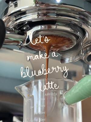blueberry latte 🫐