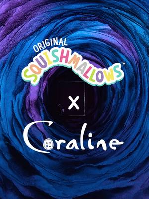 A gift from the Other World 🖤 Coraline arrives this fall! #squishmallows #squishtok #coraline @laikastudios