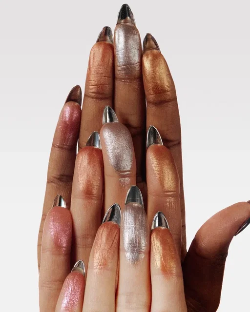 Flexi is a pigment that performs like liquid, moves like skin, and feels like freedom. Which color are you most excited to play with? #leakedlabs #thelipsticklesbians #makeup #BeautyTok #productdevelopment 