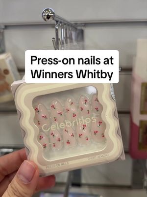 They had so many cute designs! I got 3 and can’t wait to try them on 💅 #pressonnails #winnerspressonnails #winnerscanada #winnerswhitby 