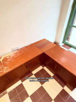 Replying to @Dems Our breakfast nook started with vintage G plan mid century  sideboards and a bit of hacking . We removed the bases, reinforced the cabinets, and built a simple box in the corner using the offcuts so the L-shape would work. Then I had custom washable seat cushions made. I didn’t want anything built in. I love being able to move everything around to clean or change the layout when we have people over. What do you think? #breakfastnook #diningnook 