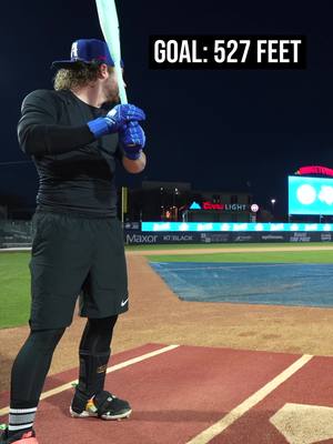 Trying to break the Statcast Home Run distance record… #baseball #MLB 