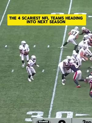 THE 4 SCARIEST NFL TEAMS HEADING INTO NEXT SEASON  #nfl #eagles #patriots #viral #detriotlions 