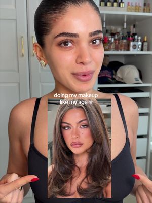this might be the best makeup I’ve done yet…what do we think?! #makeuptransformation 