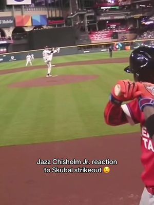 i’d react the same way tbh  #tarikskubal #worldbaseballclassic #jazzchisholmjr #MLB #tigers 