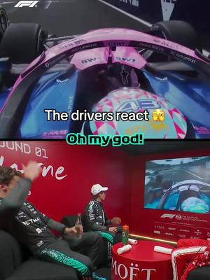 the drivers were all of us watching franco’s reaction skills 🤯 #f1 #ausgp #georgerussell #charlesleclerc #francocolapinto 