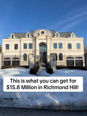 now THATS a #mansion worth living in! #torontorealestate #luxuryhomes #fyp 