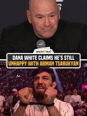 Dana White says he’s still “not thrilled” with Arman Tsarukyan 🤦‍♂️ #UFC326