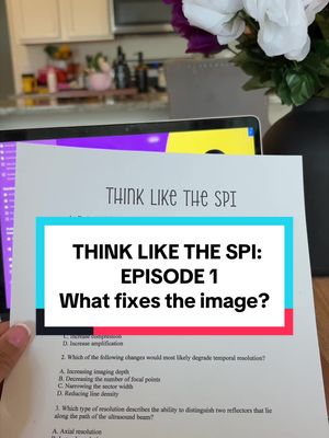 Stop memorizing physics and start understanding it and thinking like the exam. In this mini series I’ll show you how to break down ultrasound physics questions so you can perform better on exams. Save this for study time! 🧠  #spiexam #ultrasoundphysics #ultrasoundstudent #sonographyschool #EduTok 