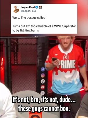 WWE superstar Logan Paul was set to box former NFL players Le’Veon Bell and Breiden Fehoko for a million dollars each - until the WWE stepped in and said not so fast 😅 (🎥 via LoganPaul / X) #loganpaul #WWE #leveonbell #boxing #youtube 