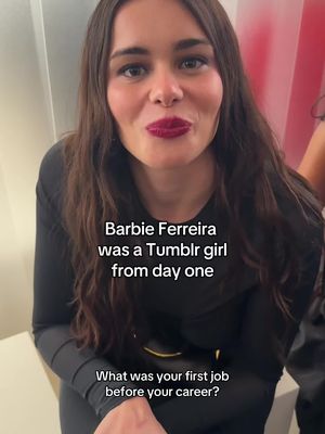 #BarbieFerreira reminisces on her Tumblr days at the AW26 #jeanpaulgaultier show   #AW26 #pfw #fashiontiktok 