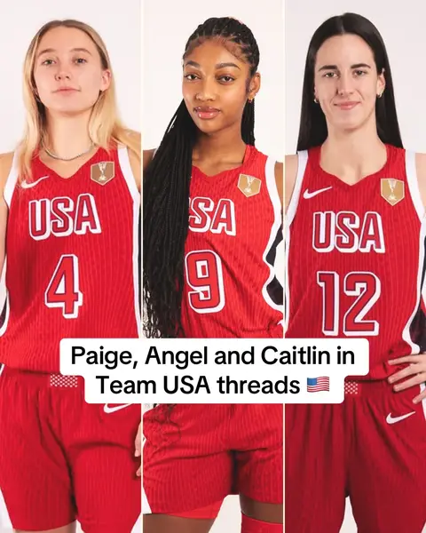 Paige Bueckers, Caitlin Clark and Angel Reese will make their U.S. senior national team competitive debuts in the FIBA Women's World Cup qualifying tournament next month 👏 #paigebueckers #angelreese #caitlinclark 