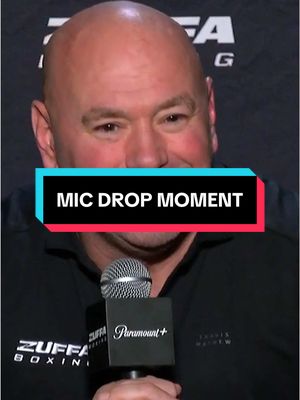 MIC DROP MOMENT FROM THE BIG GUY 🎤 #ZuffaBoxing04 #ZuffaBoxing #Boxing 