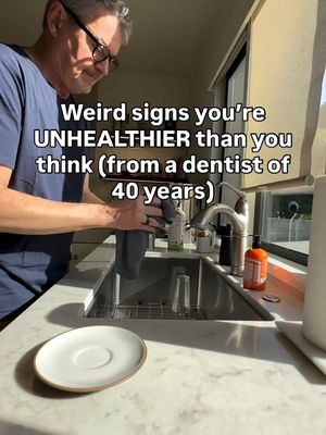 Most people think dentists just look at teeth. 10 things your dentist will see long before your doctor does: 1. Bleeding gums during pregnancy Gum disease is independently linked to preterm birth across multiple large studies. Oral bacteria enter the bloodstream and trigger systemic inflammation. The stakes are higher than most OBs realize. 2. Cracked, red corners of your mouth Angular cheilitis that won’t resolve is a clinical sign of iron, B2 or B12 deficiency — or uncontrolled diabetes. 25% of cases are nutritional. 3. Sweet or fruity breath like nail polish remover A hallmark sign of diabetic ketoacidosis. If you’re not on keto, take this seriously. 4. A smooth, shiny tongue with no texture The papillae are gone. Atrophic glossitis — a textbook sign of B12, iron, or folate deficiency. I’ve caught anemia this way more times than I can count. 5. Dry mouth every single morning Elevated blood glucose suppresses saliva. The mouth can often signal diabetes before formal diagnosis. 6. Mouth ulcers returning in the same spot A recognized oral sign of celiac disease, Crohn’s, and ulcerative colitis. Worth a GI doc conversation. 7. A white or red patch that hasn’t changed in weeks The one I would take most seriously. Leukoplakia and erythroplakia are precancerous. Painless — which is exactly why people wait too long. 8. Teeth sensitive and slightly transparent near the gum Acid erosion from silent GERD. Most reflux patients never feel heartburn. 9. Swollen glands under your jaw Lymph nodes staying swollen for weeks need evaluation. Persistent unexplained lymphadenopathy can indicate lymphoma or oral cancer. Don’t justcwrite it off as a cold. 10. Gum disease that won’t resolve no matter how well you clean Periodontitis and rheumatoid arthritis share inflammatory pathways. Ask your doctor to check your systemic inflammatory markers. Your dentist sees you twice a year. Most doctors never look in your mouth at all. Save this. Which one surprised you most?​​​​​​​​​​​​​​​​