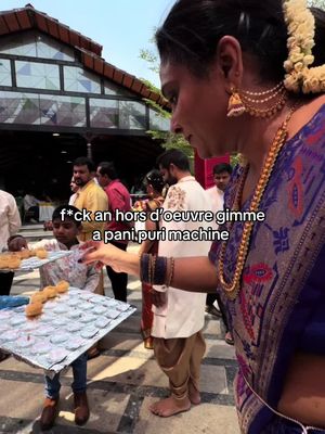 i WILL have a pani puri machine at my wedding 🇮🇳✨ #india #wedding #travel #panipuri #food 