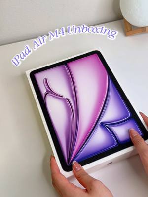 new M4 iPad Air 2026 unboxing 💜 #ipad #college #ipadair #study #asmrunboxing @apple 