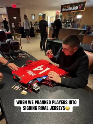 Safe to say rivalries are forever 🤣#prank #SigningDay #jerseys #university #NBA 