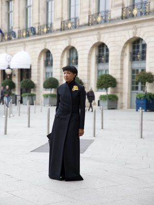 What do you wear when invited to see @schiaparelli FW 26/27 in person?  #pfw 