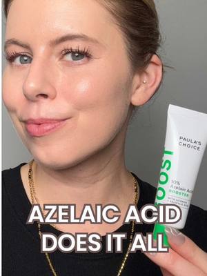 Better skin = better makeup has always been my motto as a makeup artist #paualaschoicepartner This 10% Azelaic Acid Booster from @Paula’s Choice creates a smooth, even canvas that will boost your confidence with OR without makeup #paulaschoice #azelaicacid #sensitiveskin #skincareroutine 