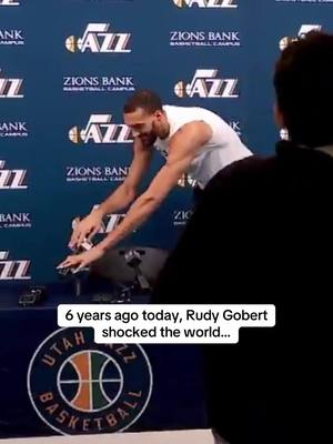 Looking back, this was crazy 😳 #rudygobert #2020 #NBA #basketball #utahjazz 