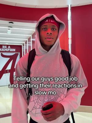 All smiles on day 1 of spring practice 😄 #alabamafootball #rolltide 