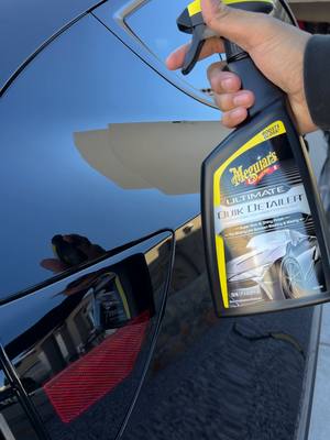 If you have some light dust or smudges, let's clean it up and make that paint shine! Ultimate Quik Detailer! #meguiars #detailer #detailing #ReflectYourPassion