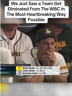 That’s gotta hurt so bad man #wbc #worldbaseballclassic #australia #MLB #baseball 