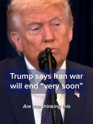 President Donald Trump on Monday said that the war against Iran will end “very soon,” and also said that oil prices will drop. Trump’s prediction came at a press conference at his golf club near Miami. Find more at the link in bio.