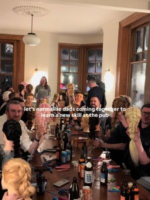 On Friday, we welcomed @thesecretlifeofdads and @Annis - Chief Braid Maiden to our Lucky Saint pub for an evening of Pints & Ponytails 🙌. Dads came from across the UK to learn how to do their daughters hair and opened up about their struggles of being girl dads. Once again, the pub has become a hub for conversation and social connection🙏  #luckysaint