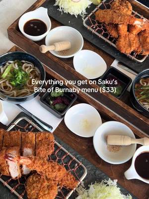 This was my lunch / dinner that day 🙂‍↕️ 📍Saku (Solo District)  Bite of Burnaby is on March 1st - 31st  #biteofburnaby #vancouverfood 