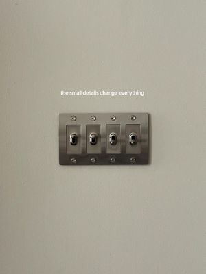 it’s all about the details….best addition to date #busterandpunch #lightswitch #minimalstyle #loftdecor #homeupgrades 